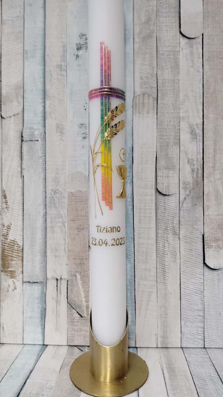 Kerze zur Erstkommunion Kommunionkerze