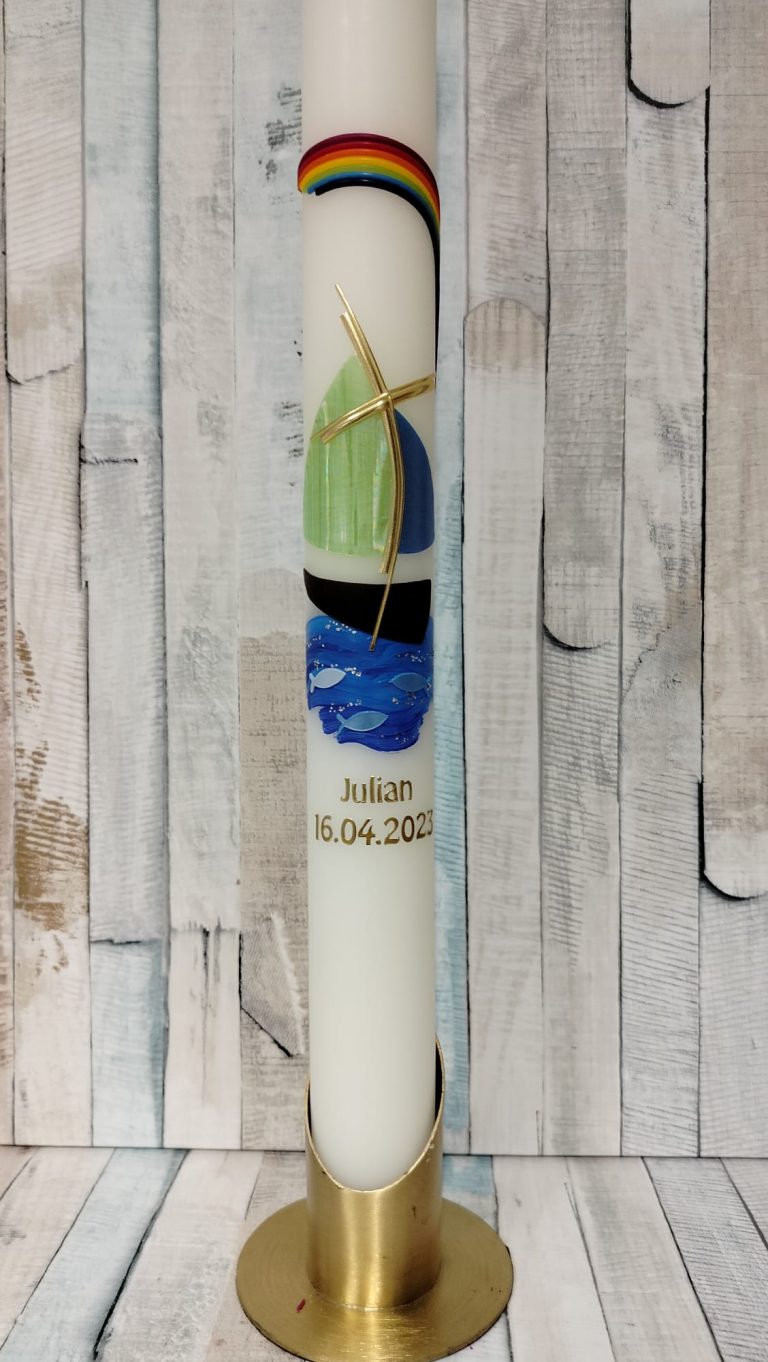 Kerze zur Erstkommunion Kommunionkerze