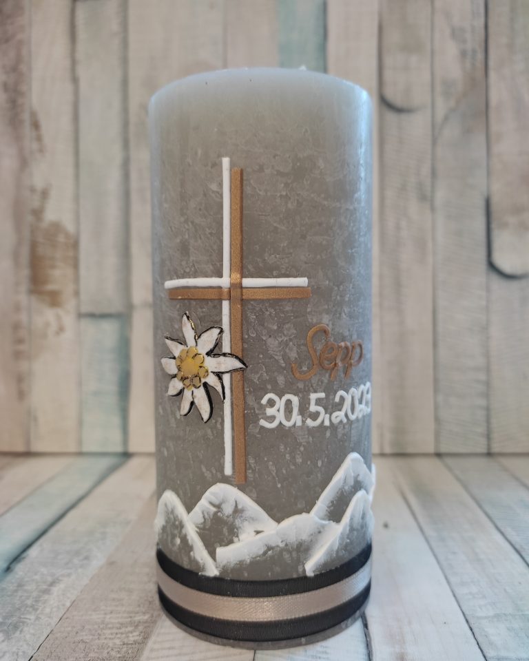 Kerze zur Trauer und zum Gedenken Trauerkerze