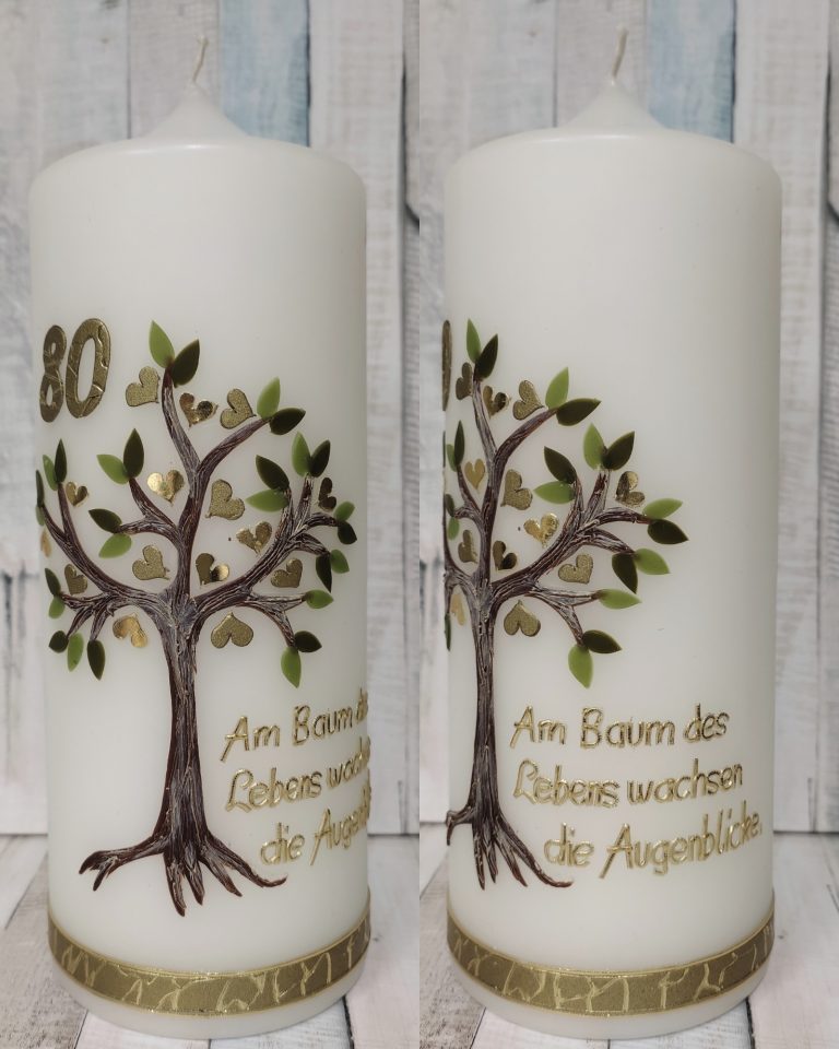 Persönliche Geburtstagskerze Persönliche Geburtstagskerze