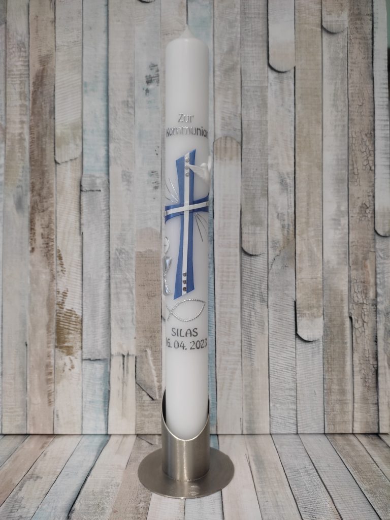 Kerze zur Erstkommunion Kommunionkerze
