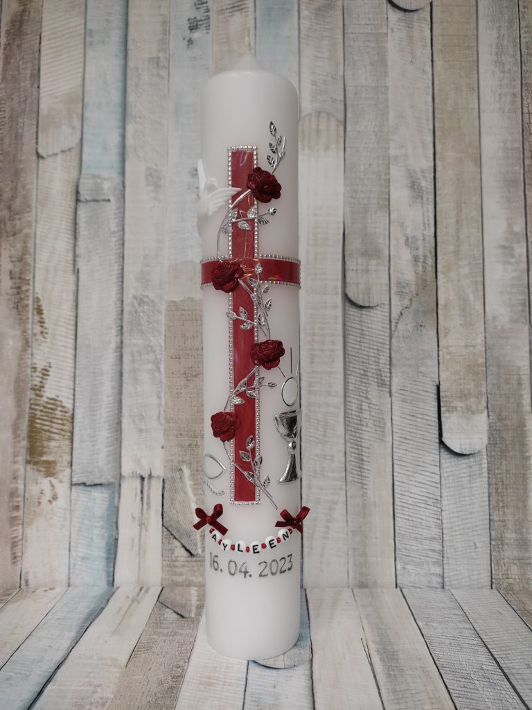 Kerze zur Erstkommunion Kommunionkerze